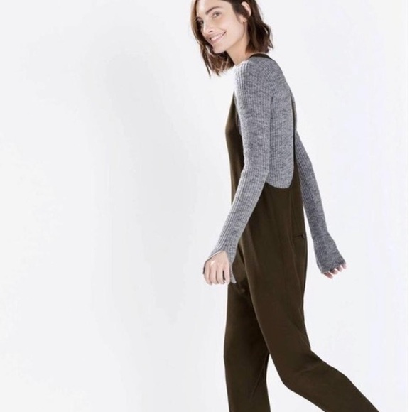 Zara Olive Green Jumpsuit - Picture 2 of 4